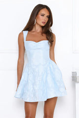 Light Whisper Mini Dress Blue