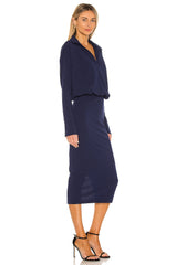 Collared Drop Waist Dress