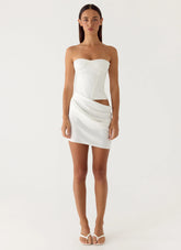 Cosmala Mini Dress - White
