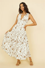 Through the Trees Maxi Dress White
