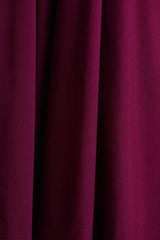 Depths | Burgundy V-Neck Midi Dress