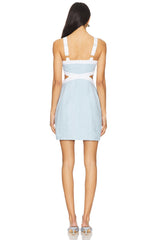 Pandora Contrast Mini Dress