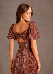 Alba Rosewood Maxi Dress