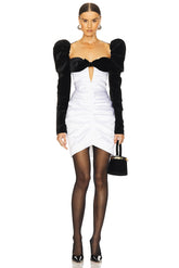 Draped Mini Dress