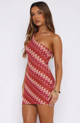 Go Loco Mini Dress Berry