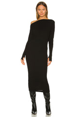 Sweater Knit Slouch Dress