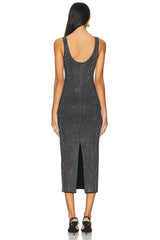 Crystal High Neck Dress