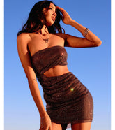 Jana Heat Stone Cutout Bodycon Dress