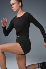 Cover Long Sleeve Top - Black