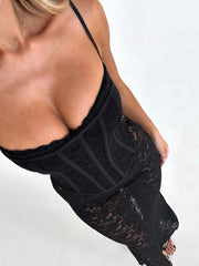 Anya Maxi Dress Black