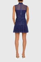 Rumi Sleeveless Dress in Polka Dot