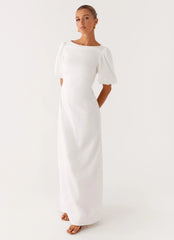 Judy Maxi Dress - White