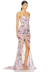 Print Net Dress