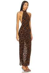 Mesh Halter Dress