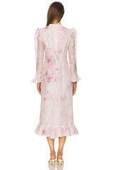Crush Flower Midi Dress