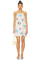 Sunset Bandeau Mini Dress