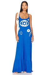 Beatrix Painted Evil Eye Dress