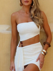 Analisee Mini Dress Ivory