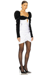 Draped Mini Dress