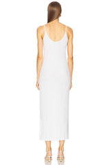 Silk Rib Lettuce Edge Dress
