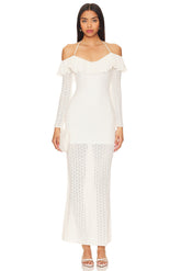 Lexie Ruffle Maxi Dress