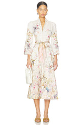 Rebellion Button Midi Dress