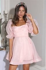 Be A Princess Mini Dress Blush
