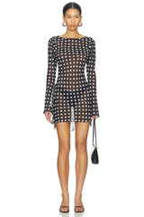 Britain Long Sleeve Dress