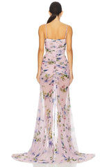 Print Net Dress