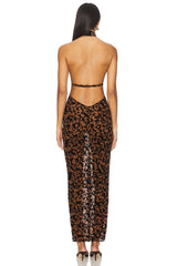 Mesh Halter Dress