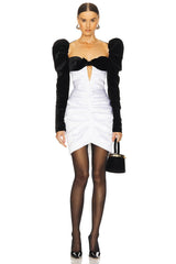 Draped Mini Dress