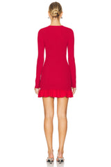 Otto Knit Poplin Combo Dress
