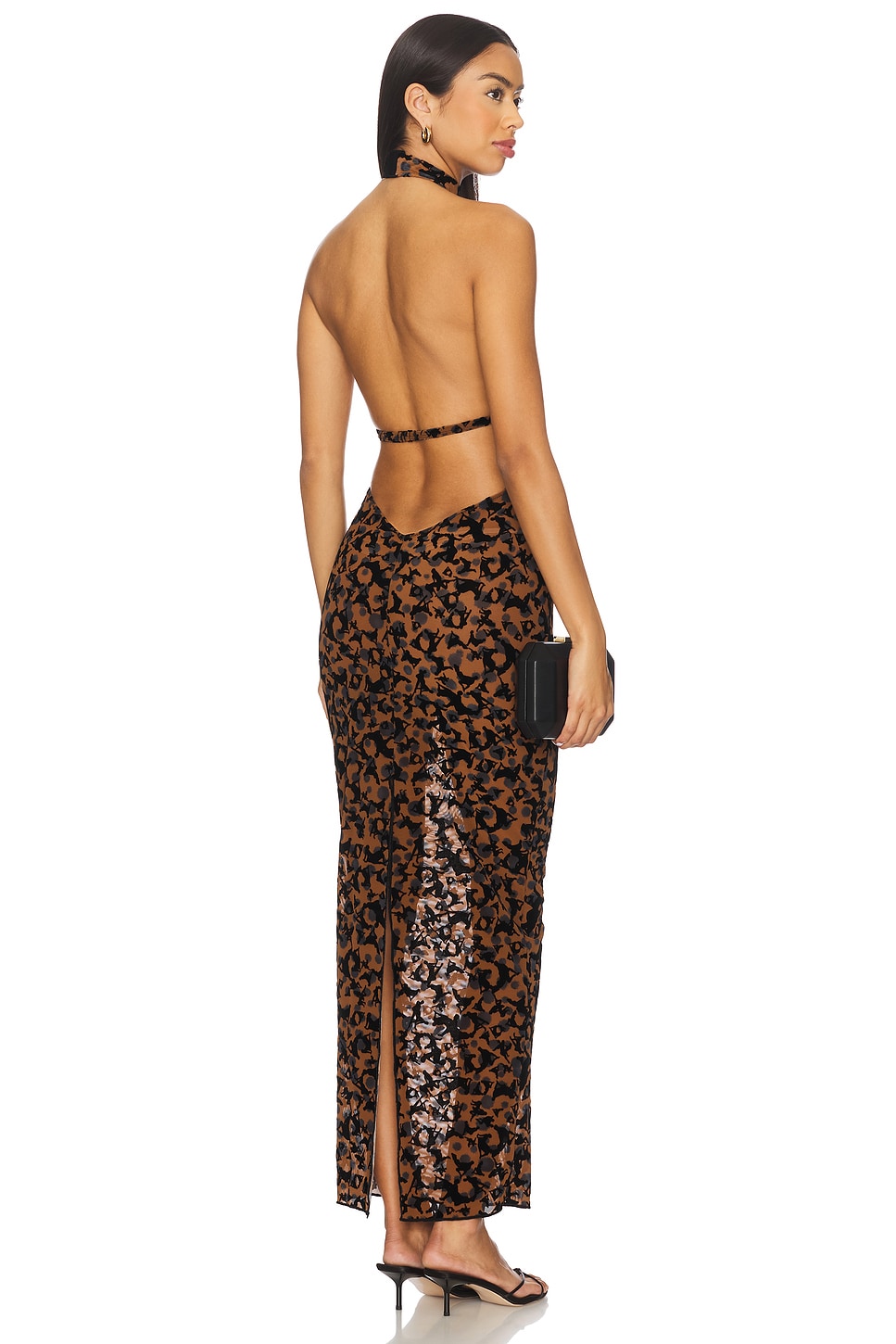 Mesh Halter Dress