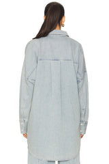 Denim Oversized Shirt Dress