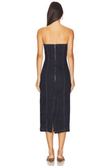 Esme Strapless Midi Dress