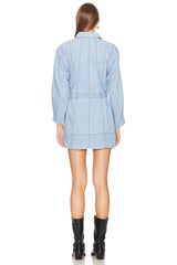 x REVOLVE Esme Mini Dress In Soft Blue