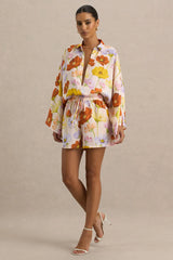 Sovran | Bright Floral Print Shorts