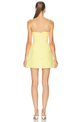 Rosario Petal Bustier Mini Dress