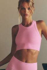 Seamless Delight High Neck Bra - Sweet Pink