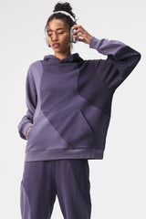 Make Waves Hoodie - Italian Plum Tonal