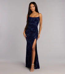 Mandy Strappy Tie-Back Mermaid Formal Dress