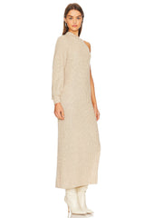 Feride One Shoulder Midi Dress
