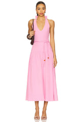 Melody Drop Wasit Midi Dress