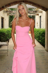 Anais Tiered Ruffle Maxi Dress - Pink