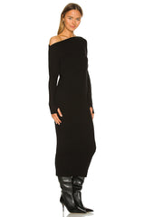 Sweater Knit Slouch Dress