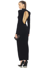 Open Back Long Dress