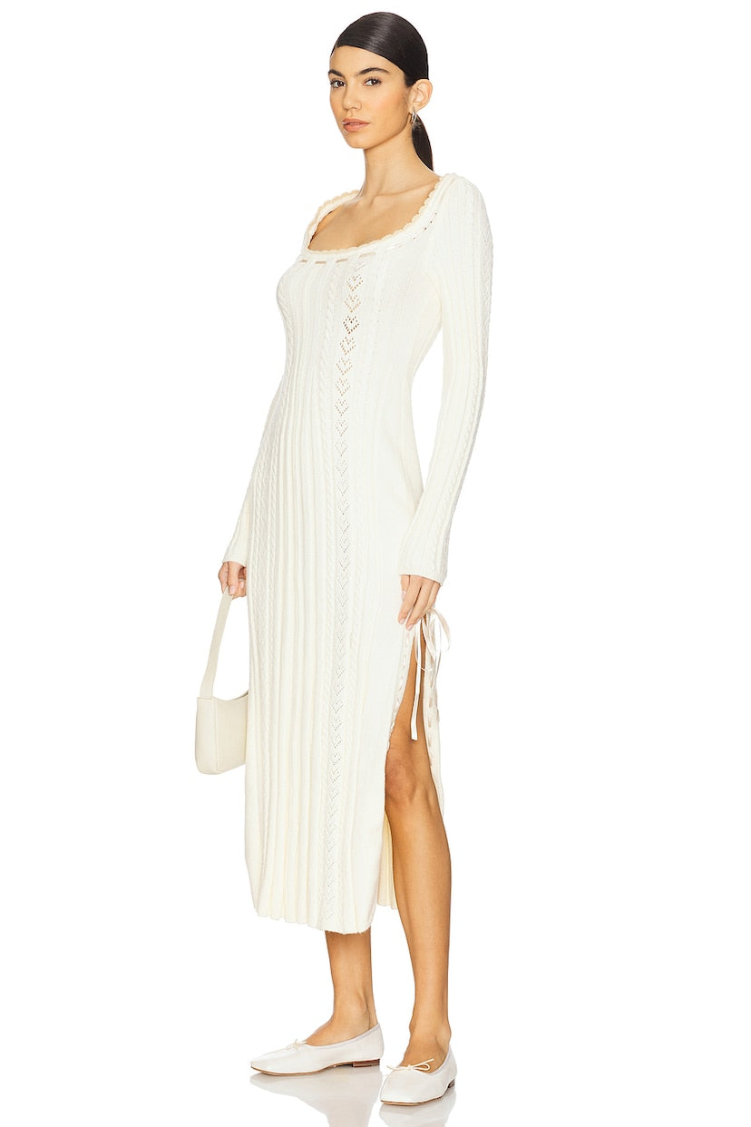 Heart Of Gold Midi Dress
