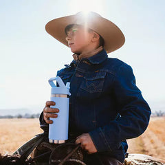 YETI 18 oz. Rambler Bottle with Color-Matched Straw Cap