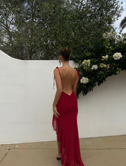 Carmen Maxi Dress Red