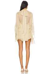 X Revolve Anyssa Ruffle Mini Dress